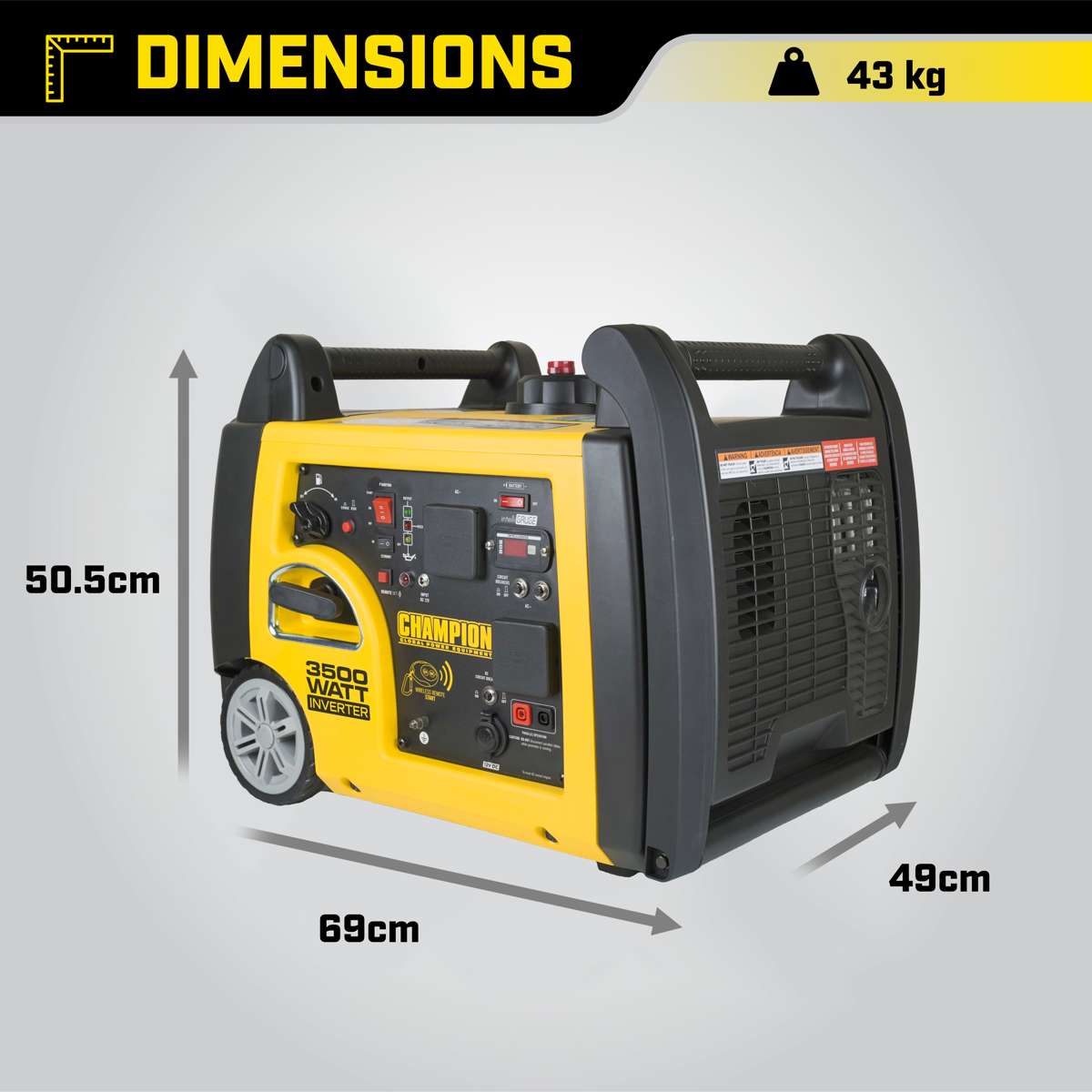 Champion 3500 Watt Inverter essence premium