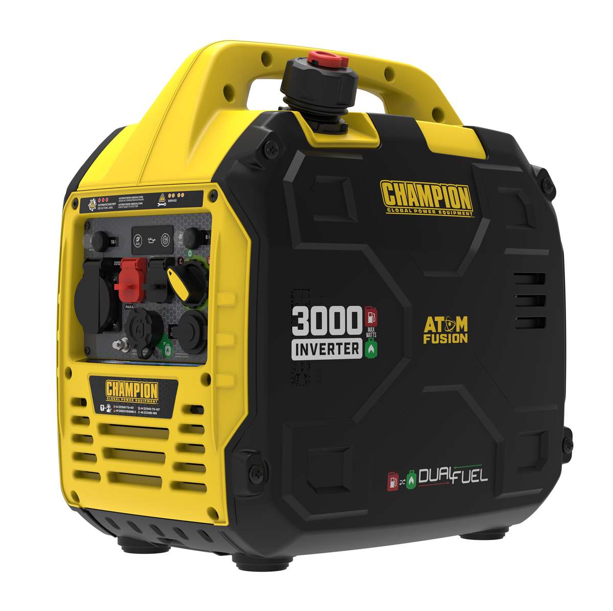 Champion 3000 Watt Mighty Atom Dual Fuel Inverter Essence/propane