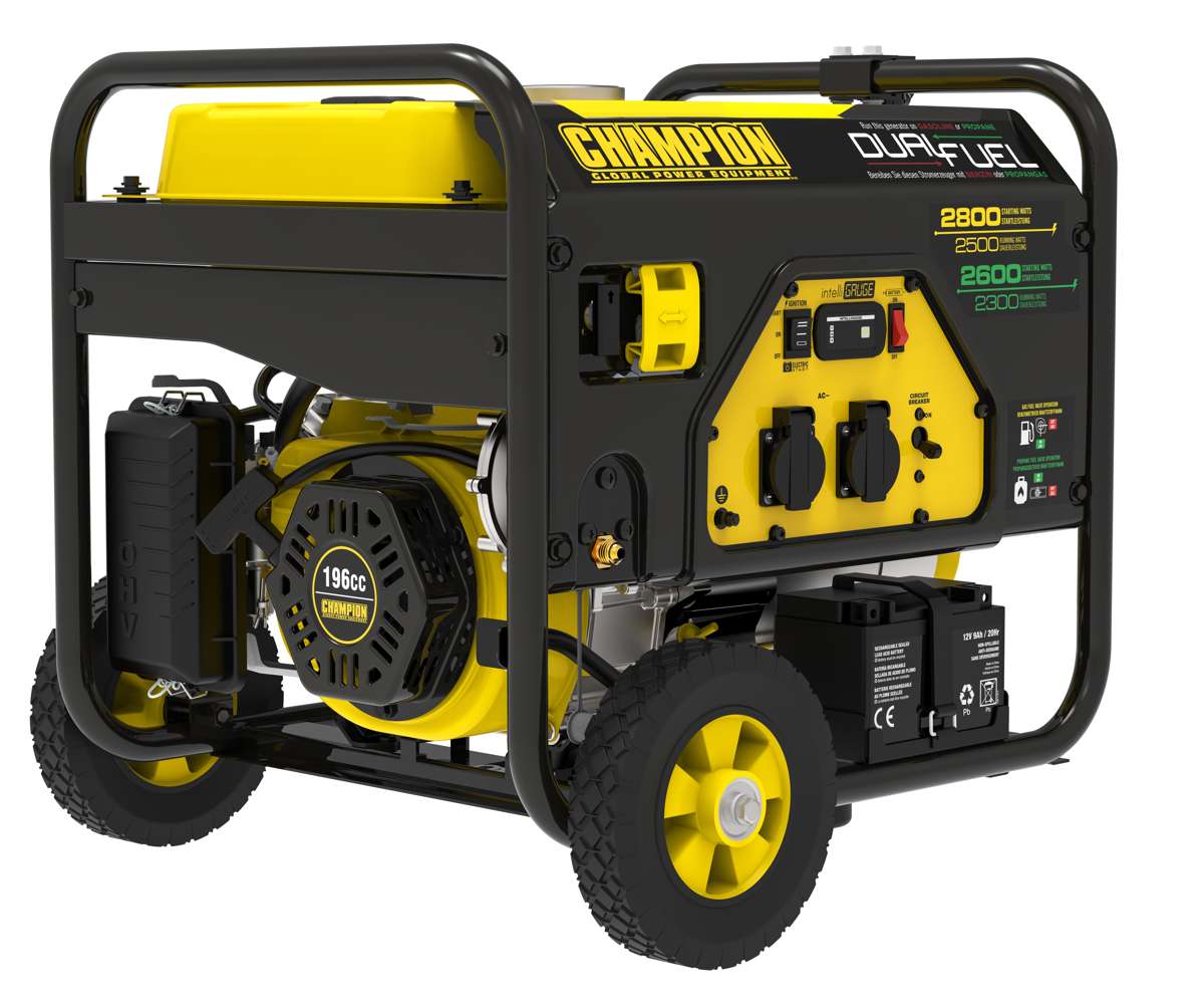 Champion 2800 Watt groupe électrogène Dual Fuel essence/propane