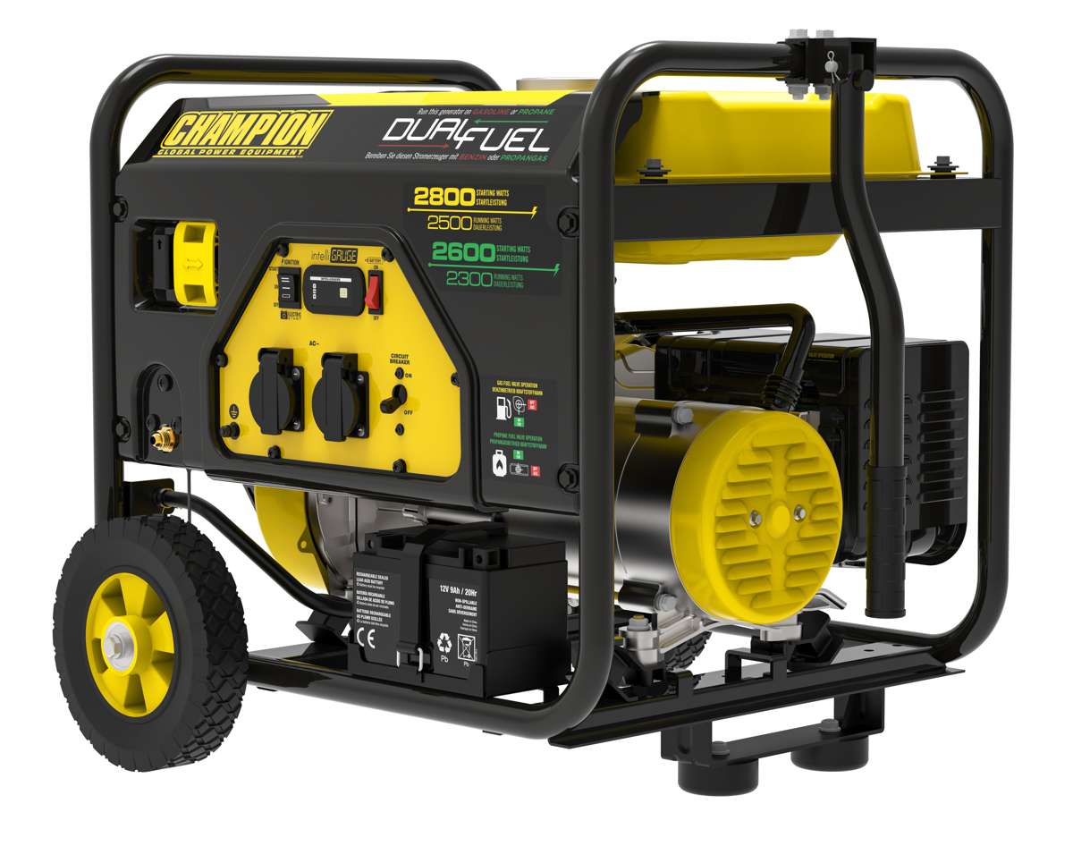 Champion 2800 Watt groupe électrogène Dual Fuel essence/propane
