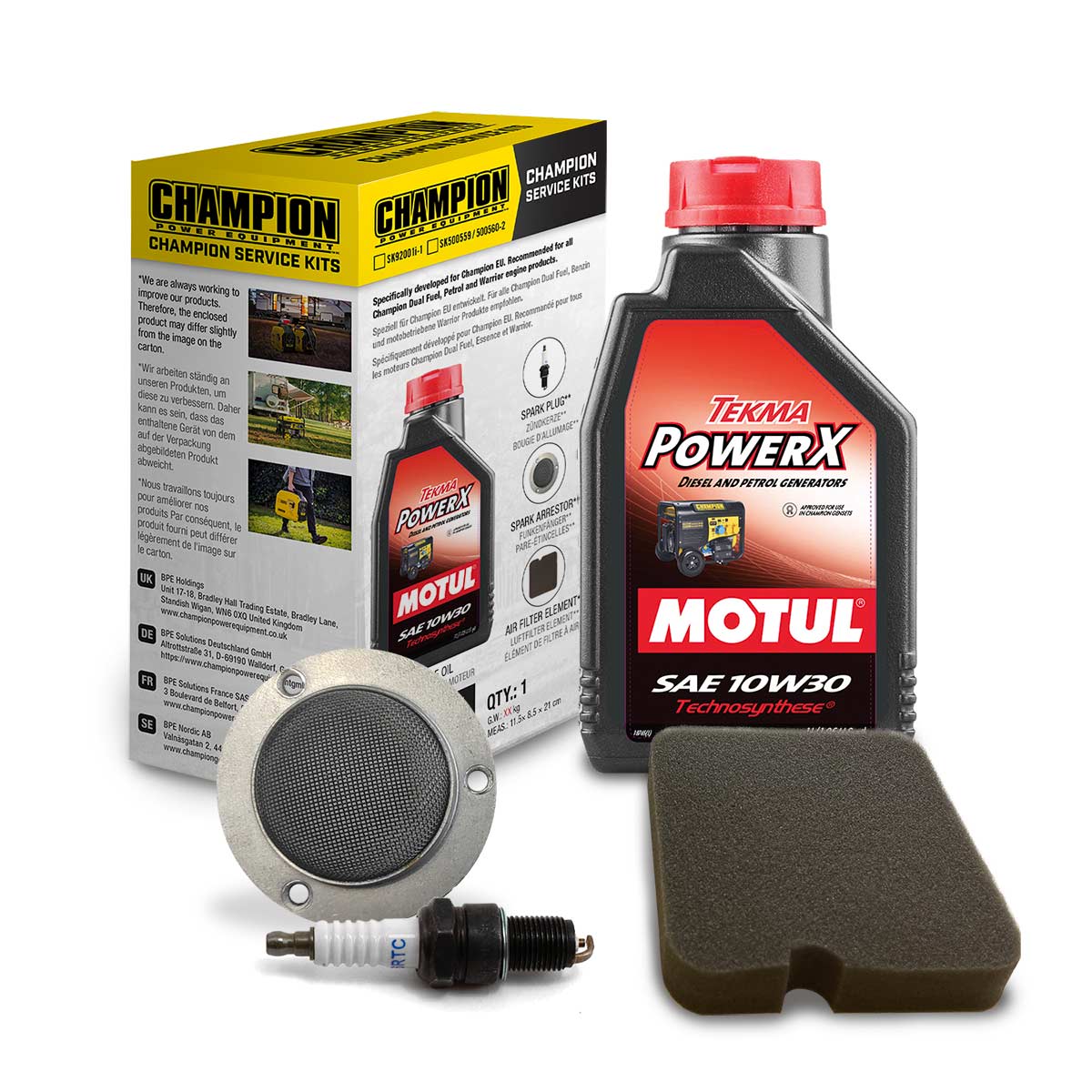 Kits d'entretien de générateur Champion pour les modèles 500559-EU