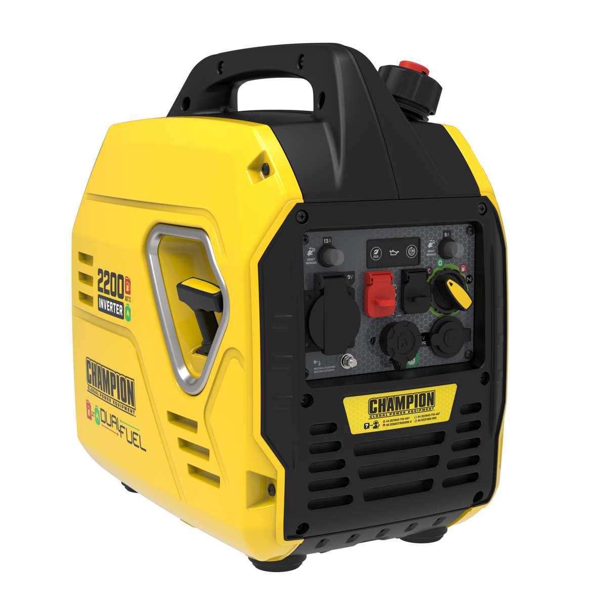 Champion 2200 Watt Mighty Atom Dual Fuel Inverter Essence/propane