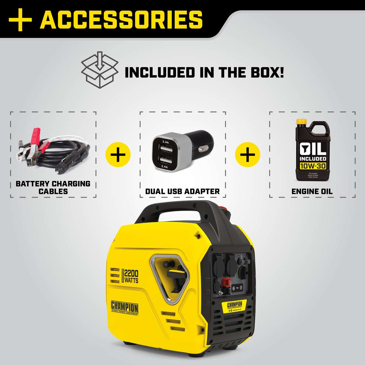 Champion 2200 Watt Inverter essence - The Mighty Atom!