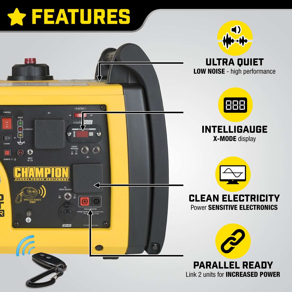 Champion 3500 Watt Inverter essence premium