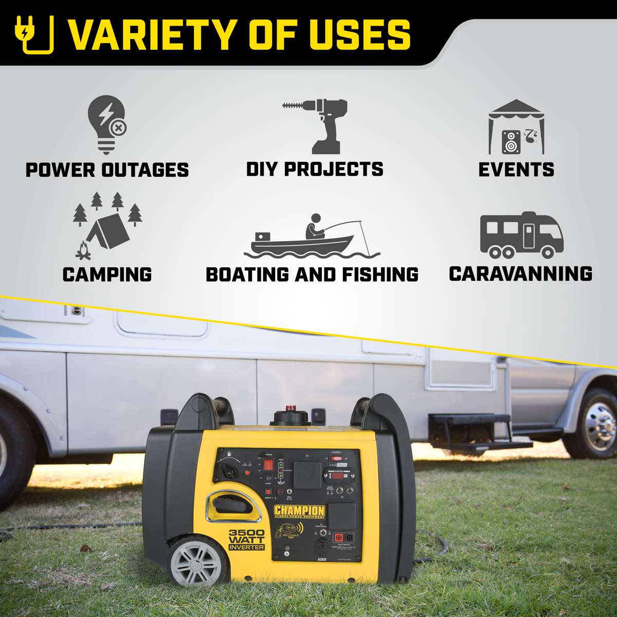 Champion 3500 Watt Inverter essence premium