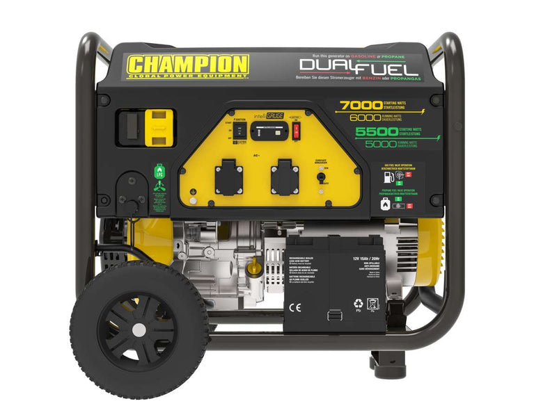 Champion 7000 Watt groupe électrogène Dual Fuel