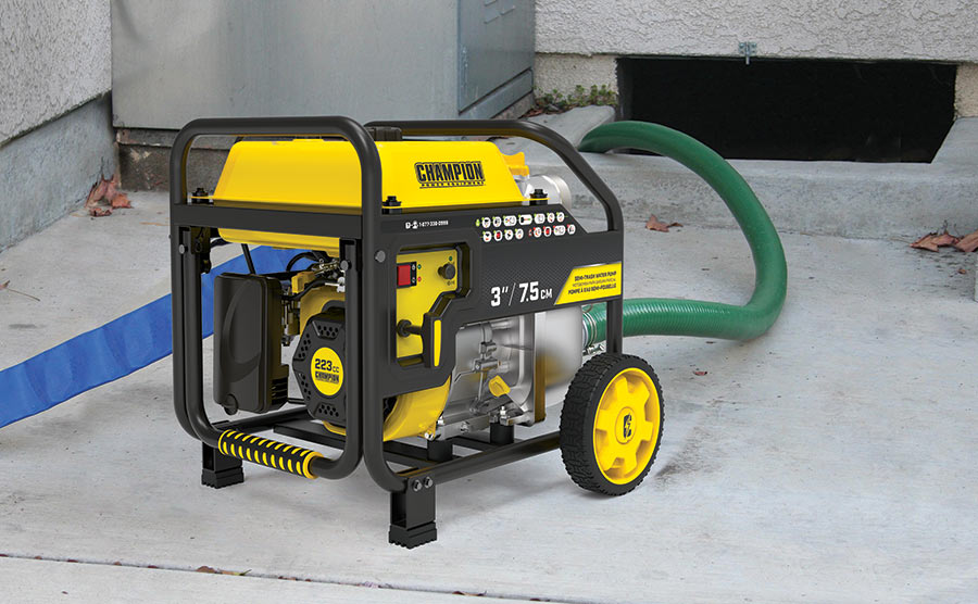 Pompe à eau propre/sale Champion 7,5 cm