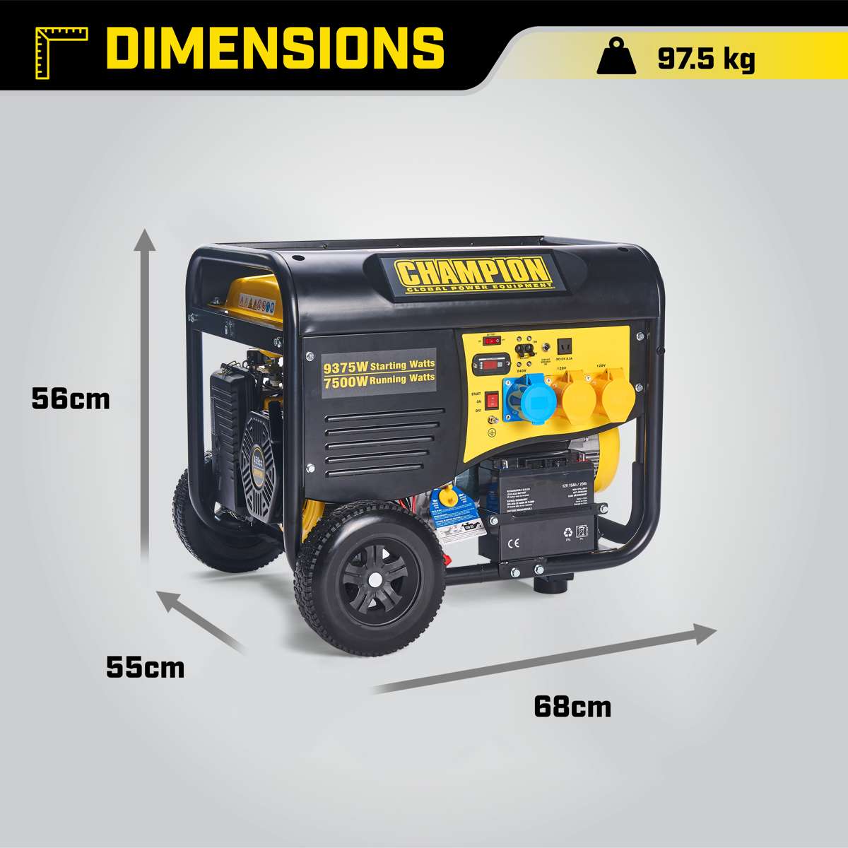 Champion 8000 Watt Groupe électrogène essence