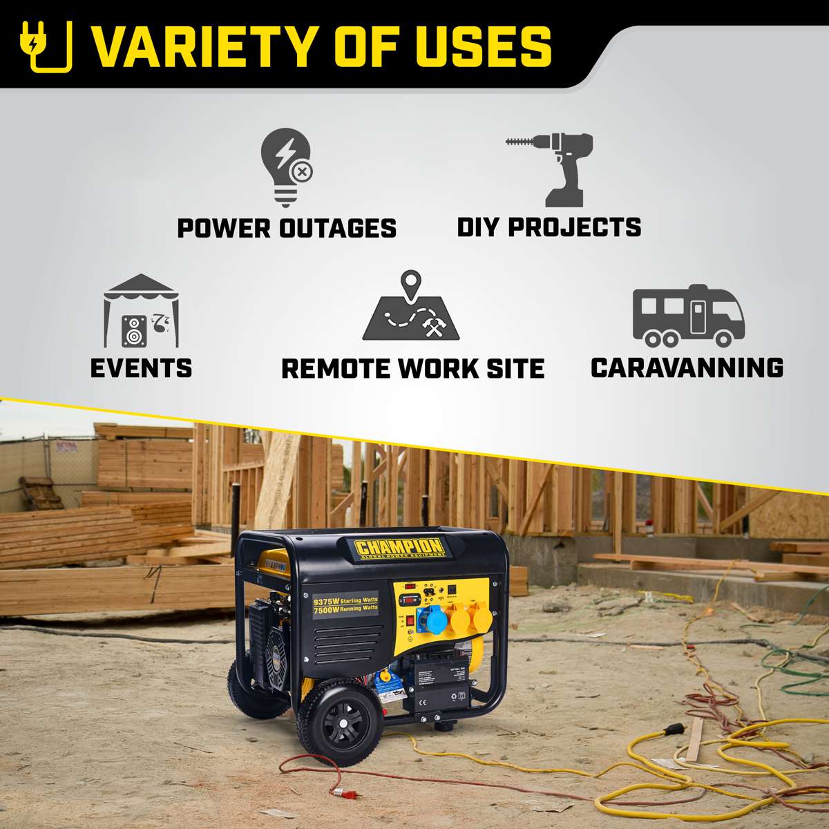 Champion 8000 Watt Groupe électrogène essence