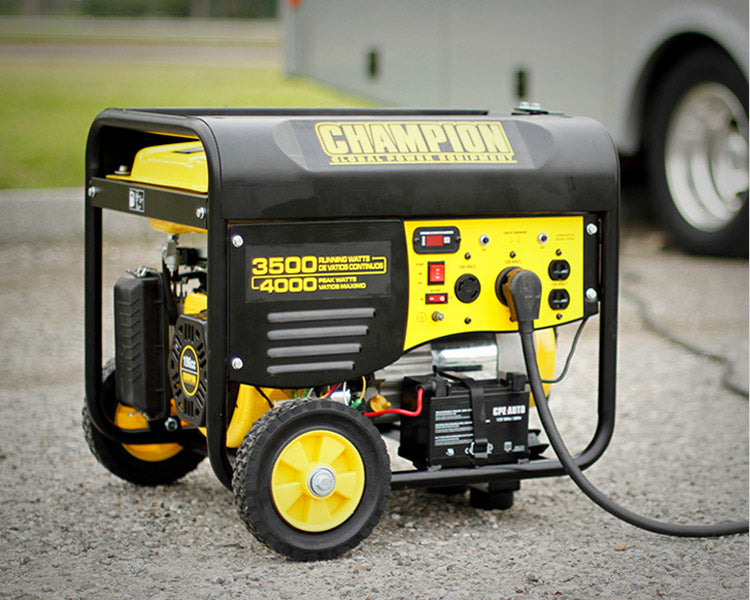 Champion Generator on the road