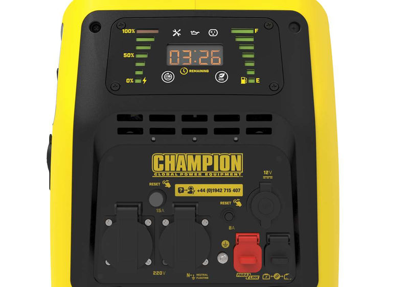 Champion 2000 Watt Inverter Dual Fuel essence/propane