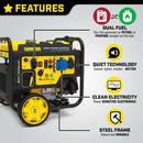 Champion 3600 Watt Dual Fuel groupe électrogène Inverter essence/propane