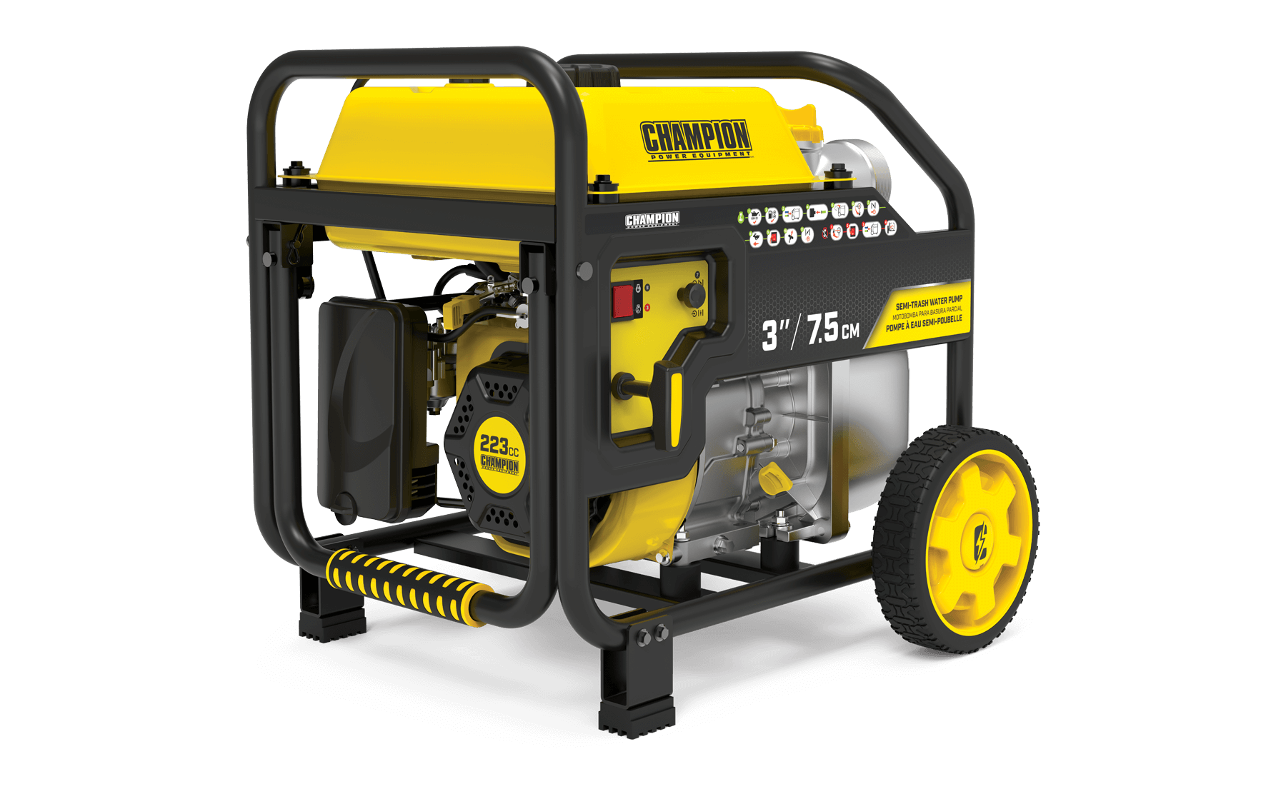 Pompe à eau propre/sale Champion 7,5 cm