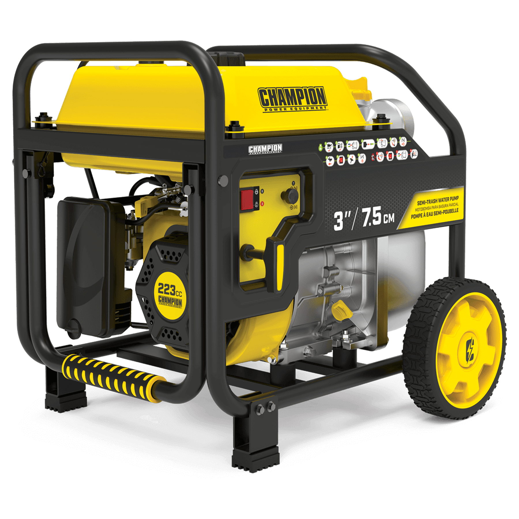 Pompe à eau propre/sale Champion 7,5 cm